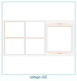 Collage picture frame 102