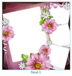 Floral Collages Frames 3