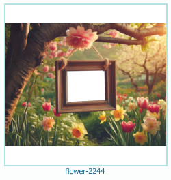 flower photo frame 2244