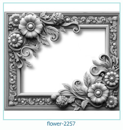 flower photo frame 2257