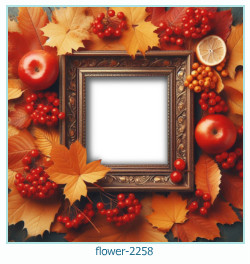 flower photo frame 2258