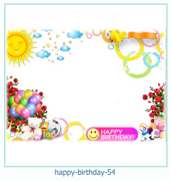 happy birthday frames 54